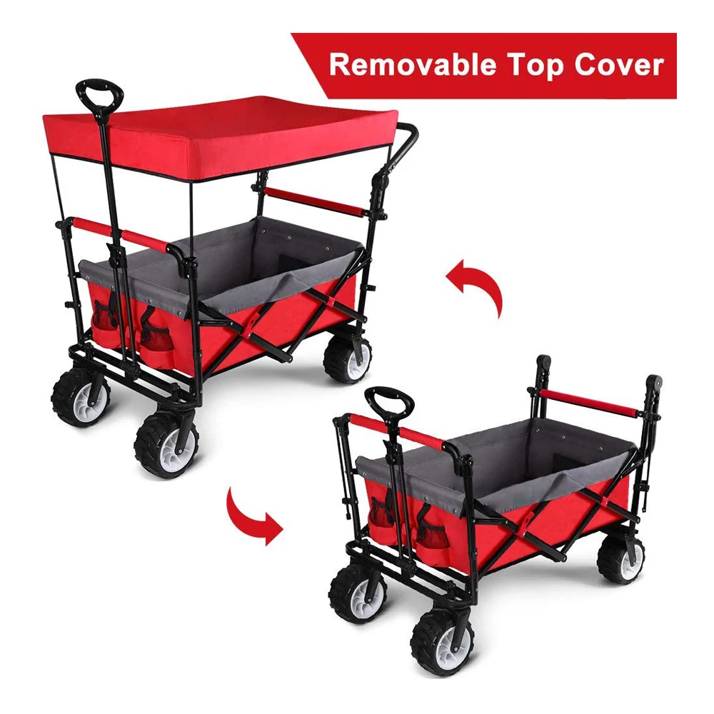 B LIFE складной алюминиевый тележка для багажа на открытом воздухе утилита Wagon сад