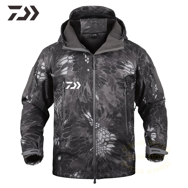 Уличная камуфляжная куртка Daiwa для мужчин Осень зима мужские куртки