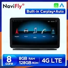 NaviFly 8 + 128G Android автомобильный GPS-навигатор мультимедийный плеер для Benz ML W166GL X166 2012-2015 NTG 4,5 встроенный Carplay + авто