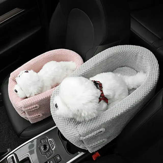 High Grade Portable Cat Dog Bed Travel Central Control Car Safety Pet Seat Transport Dog Carrier Protector For Small Dogs Cats 3
