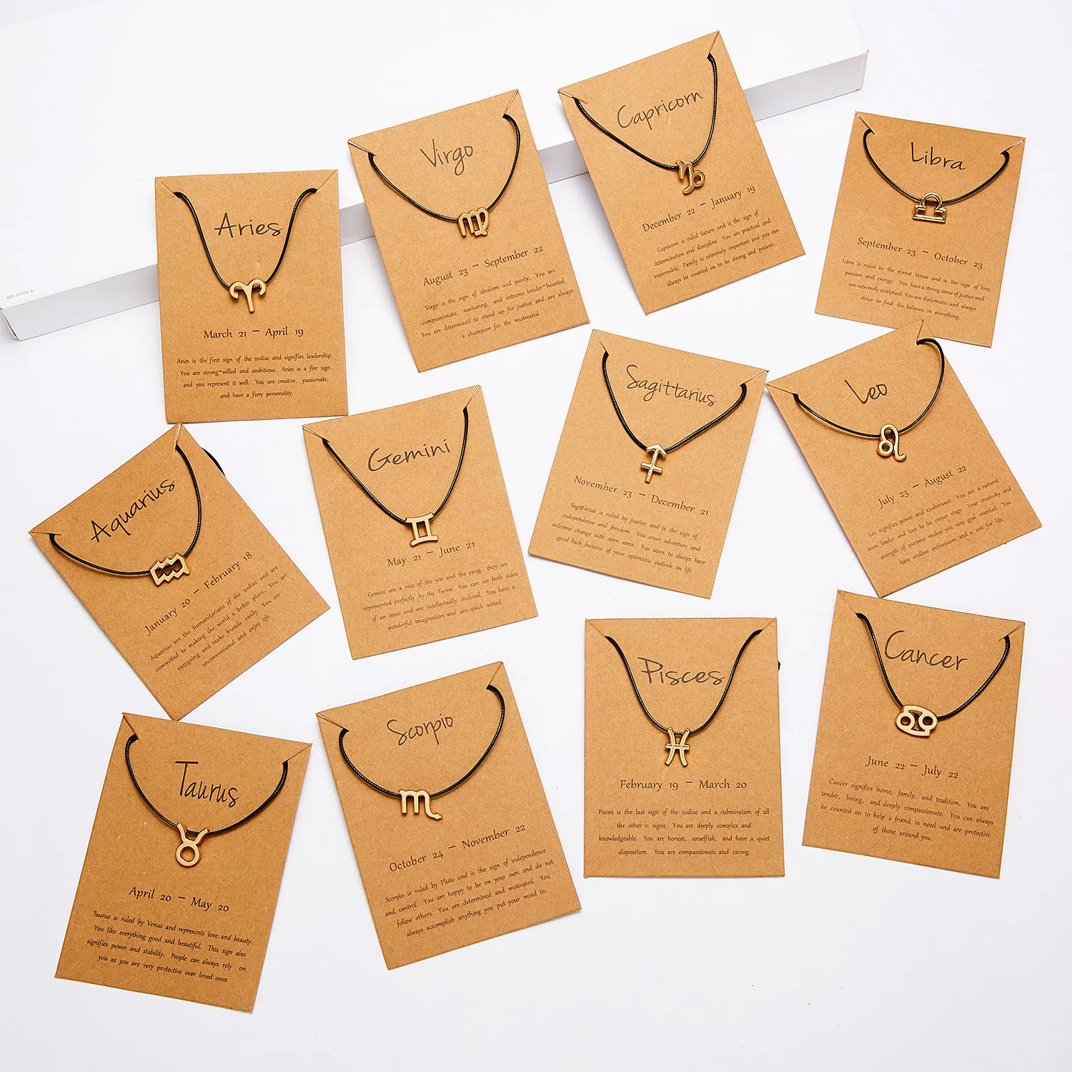 Браслет с 12 знаками созвездий браслет оплеткой в виде знака узелком из Перу