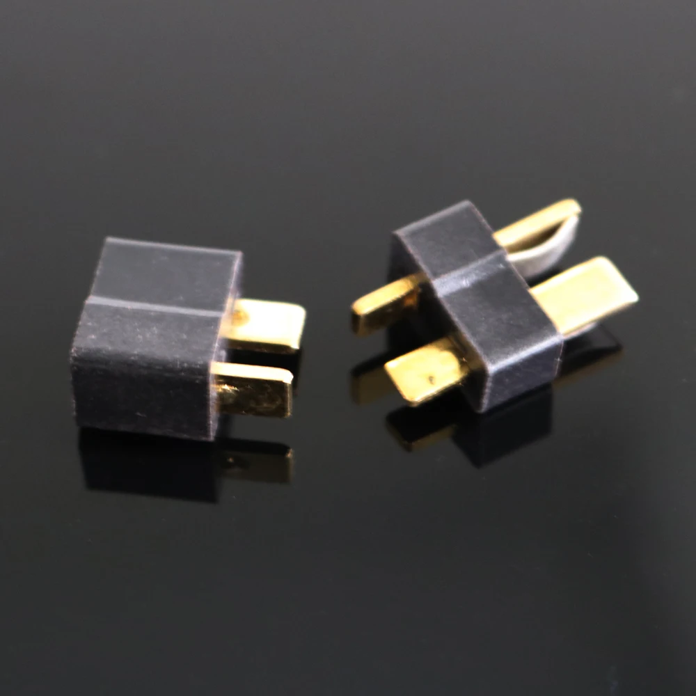 50 пар/лот x черный красный цвет Т-образная вилка RC Lipo батарея Квадрокоптер Мужской