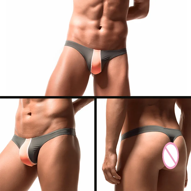 Новинка 2019 мужские стринги из вискозы в стиле пэчворк мужское сексуальное нижнее