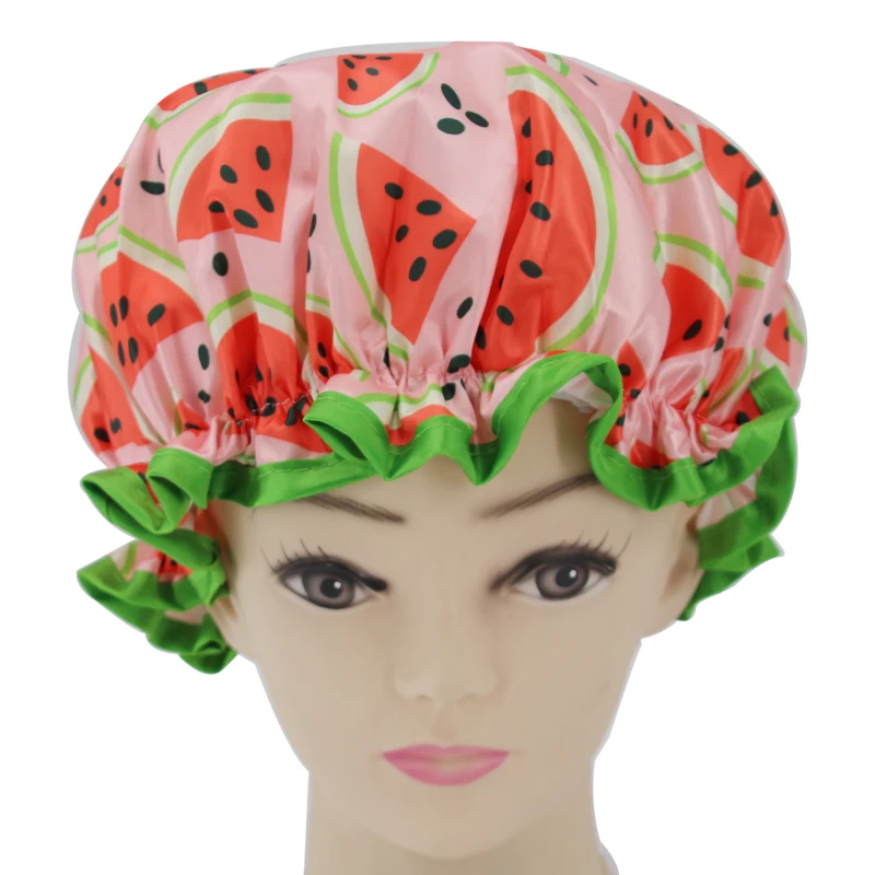 Цифровая фототкань двухслойные душевые капсулы с фруктами и рисунком Размер 1