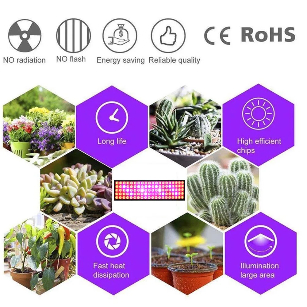 3000 Вт Светодиодный светильник для выращивания гидропоники полный спектр
