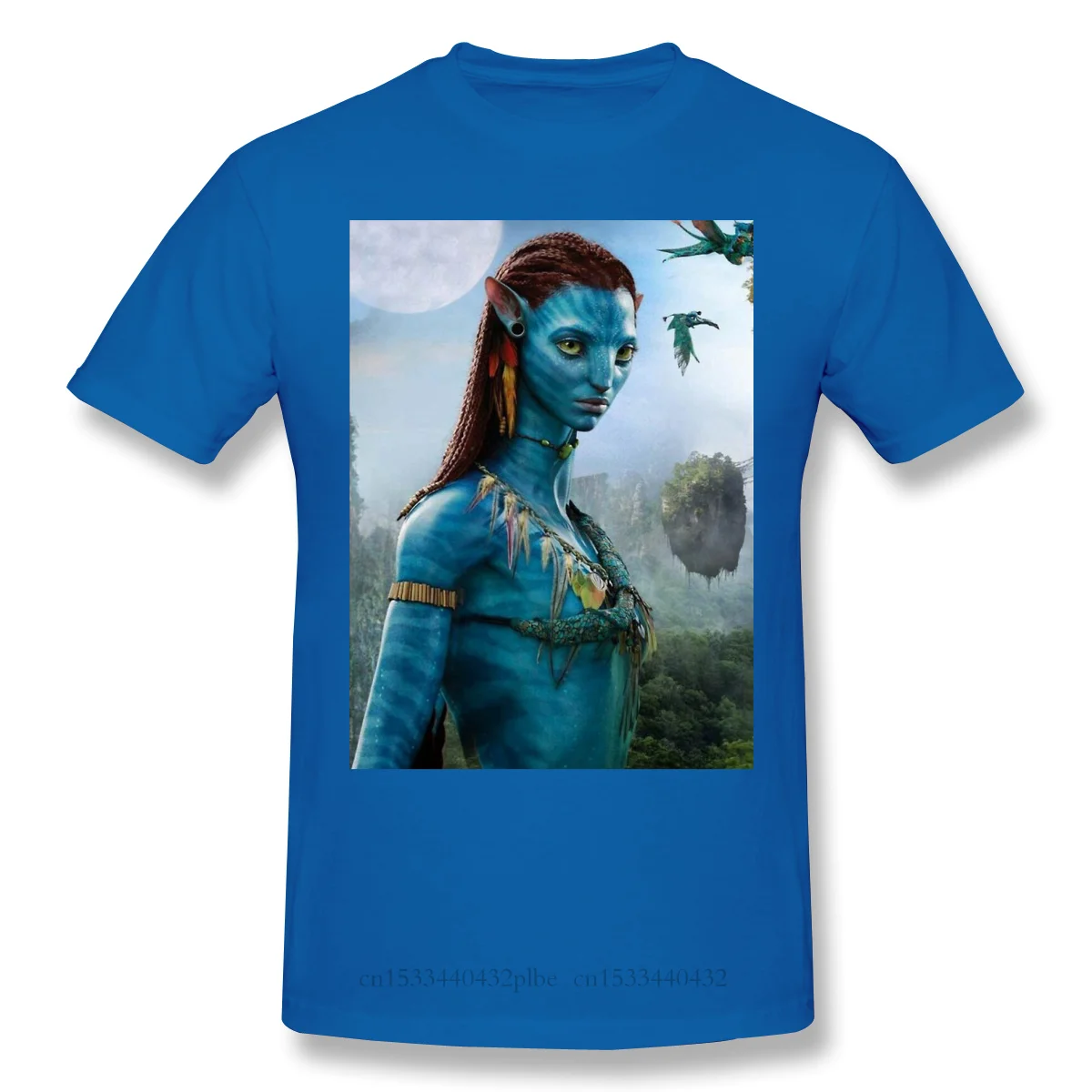 Neytiri/черная футболка с изображением Аватара Кэмерона Джека Салли Sci-Fi экшн-фильм