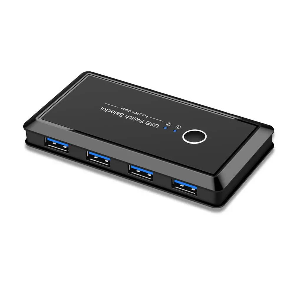 USB3.0 Переключатель Селектор 2 компьютера обмен 4 USB 3 0 периферийный коммутатор