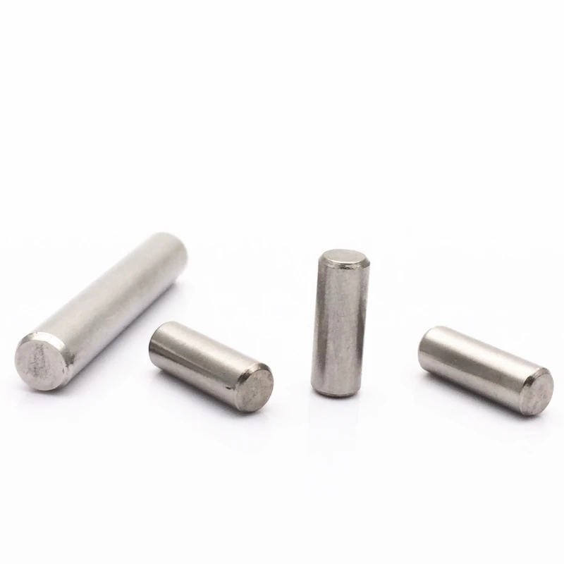 20 штук M4 304 нержавеющая сталь цилиндрические штифты прямая двойной головкой