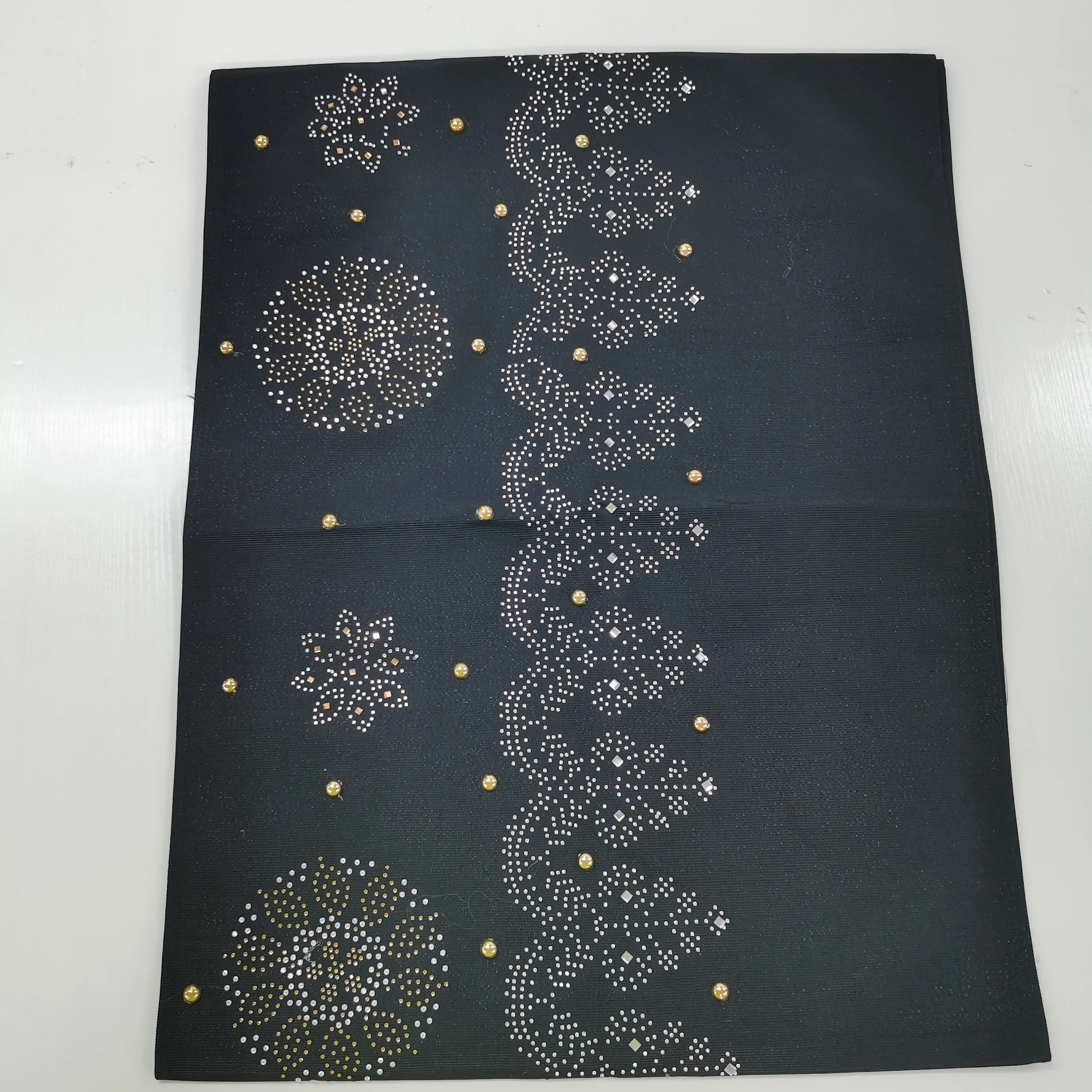 Aso oke Нигерия Королевский синий aso Новинка 2022 Африканский головной убор с камнями