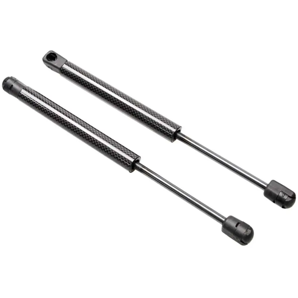Black Carbon Fiber 1 пара авто багажника задний багажник газовые стойки Пружинные подъемные опоры для Mazda 6 2009-2013 | База седан 276 мм - Цвет: Black Carbon Fiber
