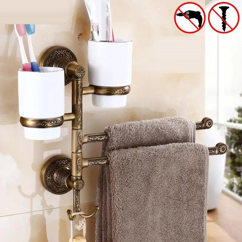 Badezimmer Prateleira Badkamer аксессуары вращающиеся для душа баньейро полотенец Полка