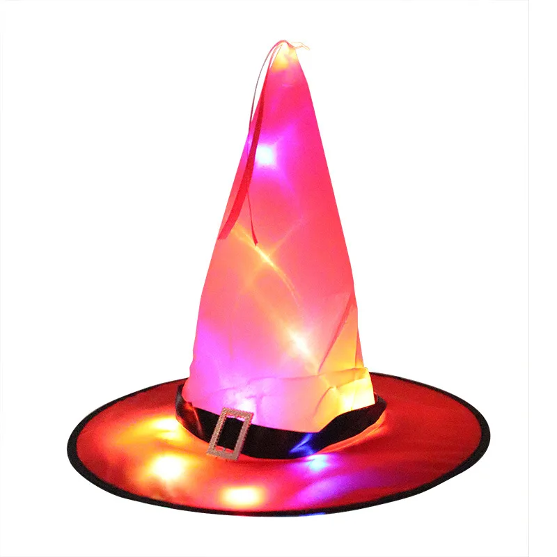 

Halloween Costume LED Witch Hat For Halloween Party Decoration Halloween Glowing Hat