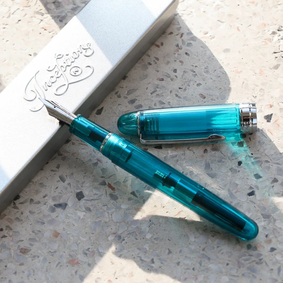 NATAMI перьевая ручка конвертера F 0 5 мм перо ретро цвет прозрачный молотилка