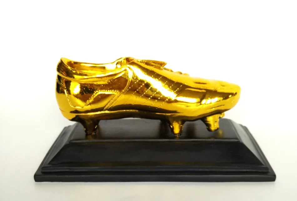 Смола Золотой футбольные бутсы Лига чемпионов награда трофеи Кубок футбольные клубы сувениры для поклонников коллекционные вещи