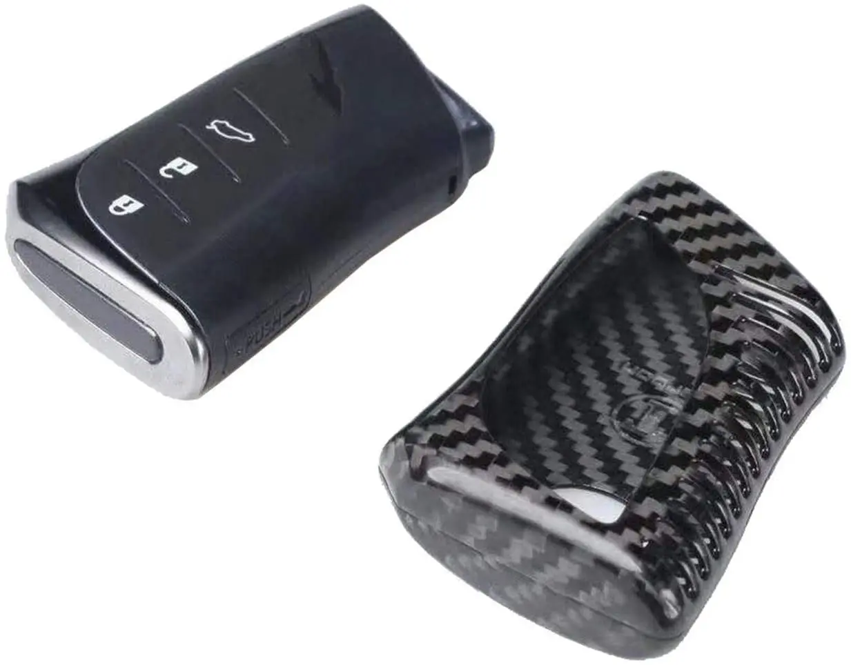 

Carbon Fiber Key Fob Cover for Lexus ES200 ES260 ES300H ES350 GX460 LC500 LC500H LS350 LS500 LS500H UX200 UX250H UX260H