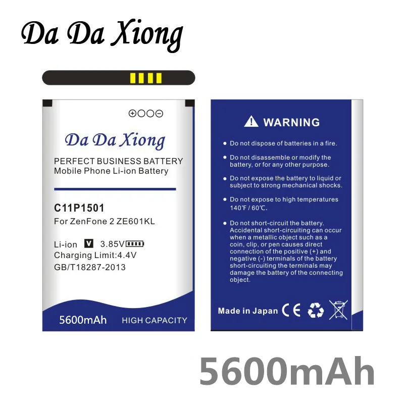 Аккумулятор Da Xiong 5600 мАч C11P1501 для ASUS ZenFone 2 Laser Selfie ZE601KL ZE550KL ZD551K|c11p1501 battery|battery for4000mah