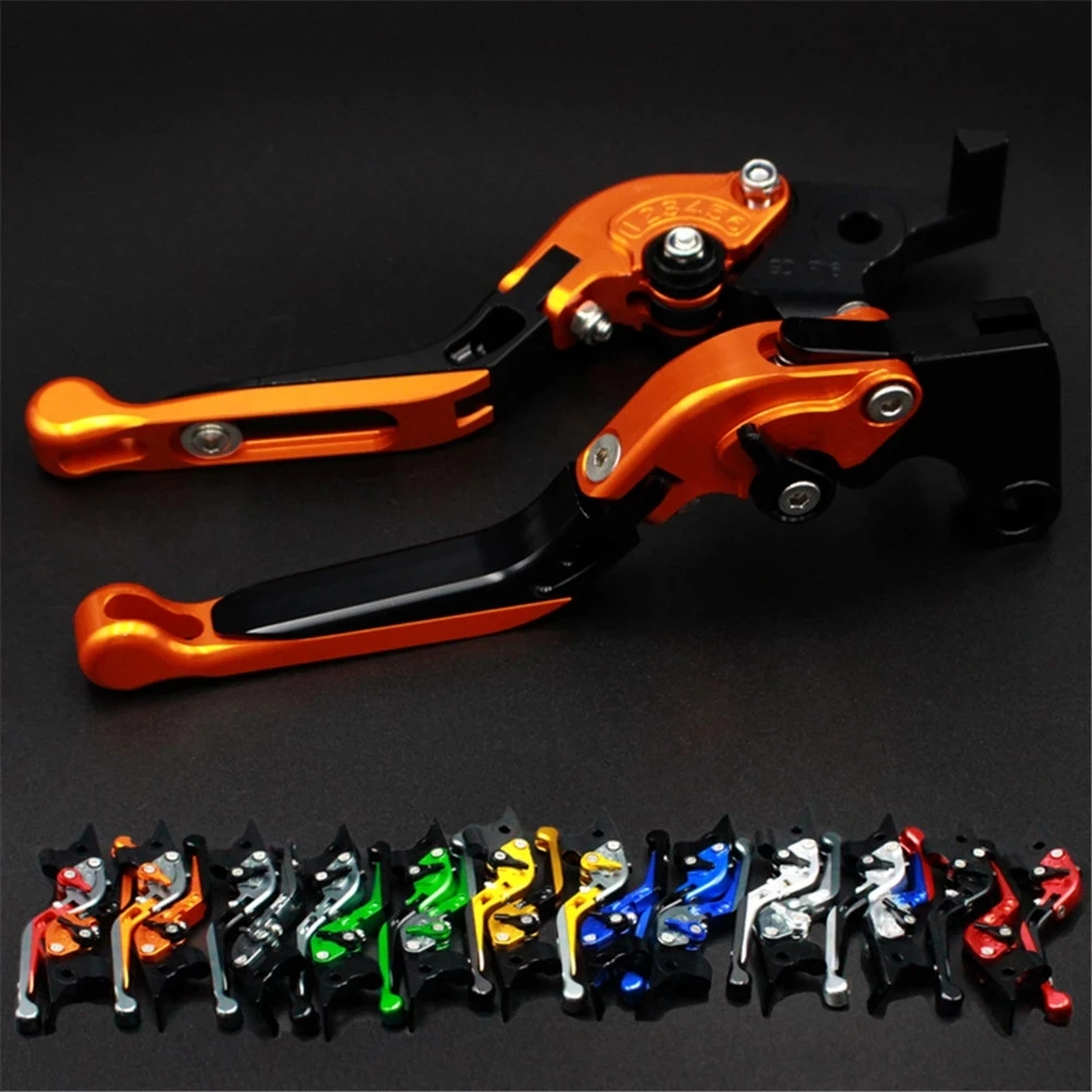 Sliver+Titanium CNC Adjustable Folding Extendable Motorcycle Brake Clutch Levers For TIGER 800 XC/XCX/XR/XRX 2015-2018 | Автомобили и