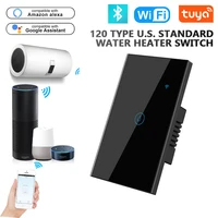 tuya water heater switch wifi bluetooth smart touch switch timer smart life control usau standard work with alexa google home