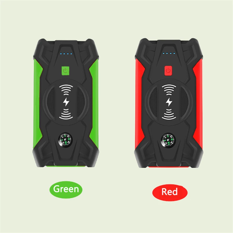 power bank 39800mah car jump starter qi wireless charger powerbank for phones tablet auto jumper engine battery car emergency free global shipping