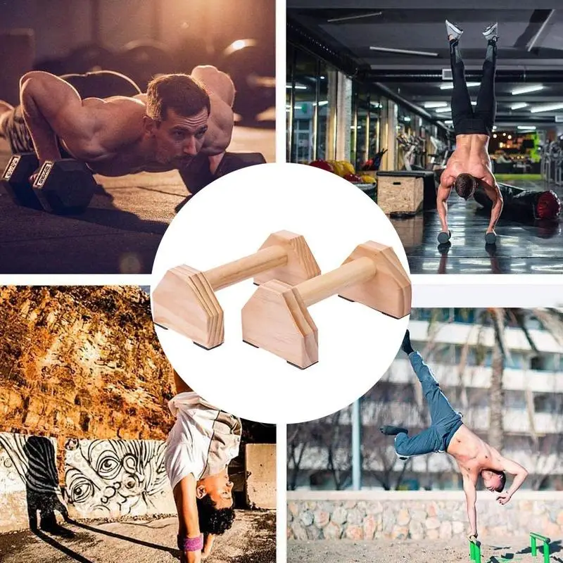 Фитнес оборудование H образная Экологичная деревянная подставка Calisthenics