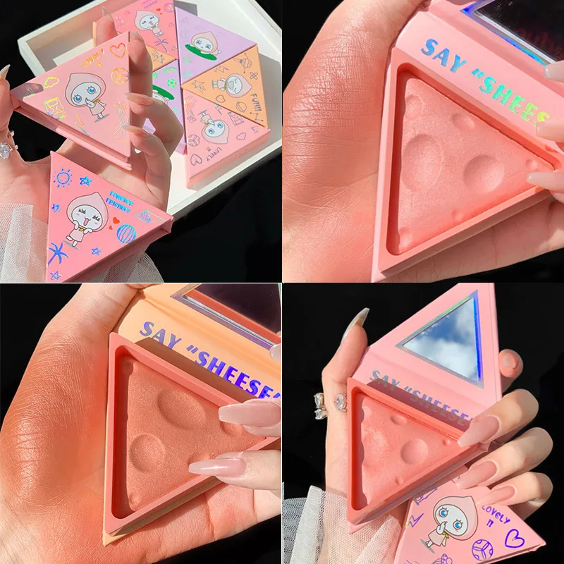 

Natural Rouge Cheese Blush Plate Genuine Nude Makeup Natural Orange Pink Maffice Cheese Blush Blush Makeup Contour Calette