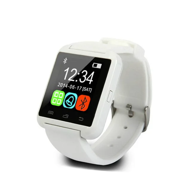 White Bluetooth Смарт-часы для мужчин и женщин с камерой Whatsapp Twitter Синхронизация SMS Smartwatch поддержка SIM tf-карты для IOS Android умные часы - Цвет: White