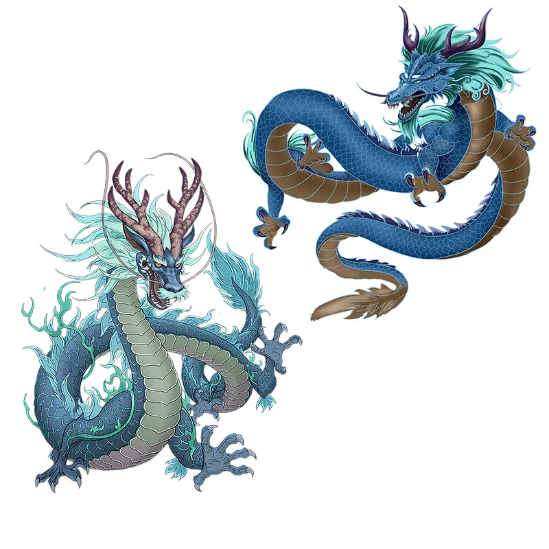 

Three Ratels QC558 Mighty dragon wall sticker art for livingroom home decoration accessories