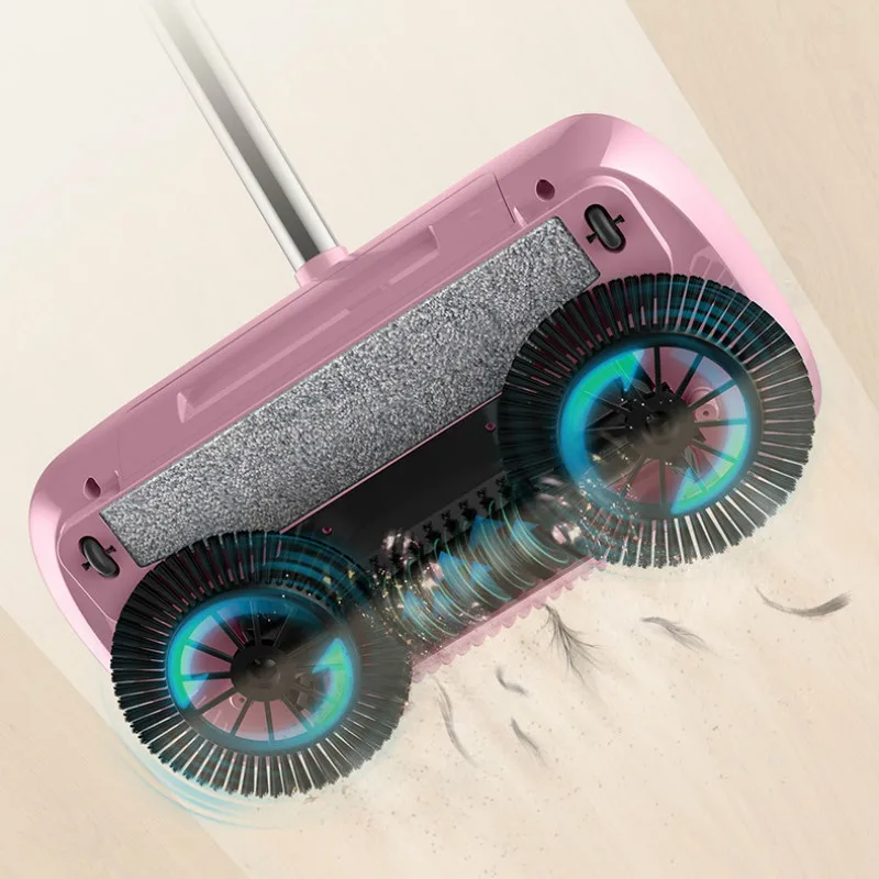 

Broom Robot Vacuum Cleaner Floor Home Kitchen Sweeper Mop Sweeping Machine Magic Handle Household Lazy Wash Dropshipping Carpet