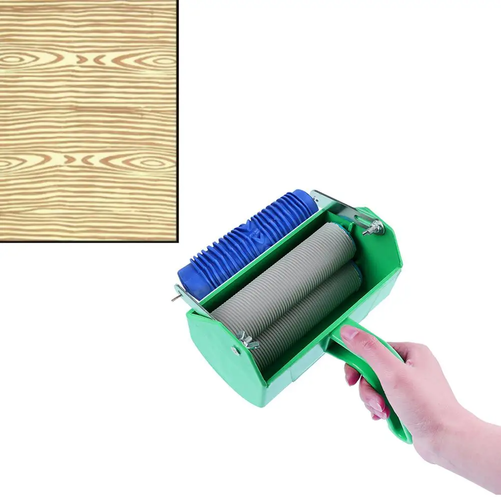 Wall Embossing Roller Brush Soft Rubber Painting for Home Decoration Easy Construction and Carry Light Weight | Инструменты