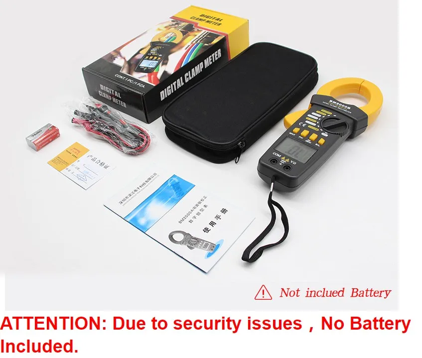 

digital pincers multimeter BM2000B AC and DC current 2000A 2000V large current clamp current meter mine