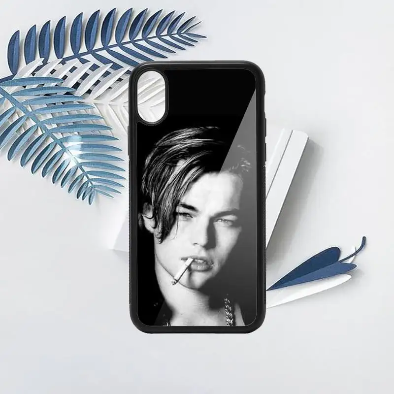 

Leonardo Dicaprio young handsome actor high quality Phone Case PC for iPhone 11 12 pro XS MAX 8 7 6 6S Plus X 5S SE 2020 XR