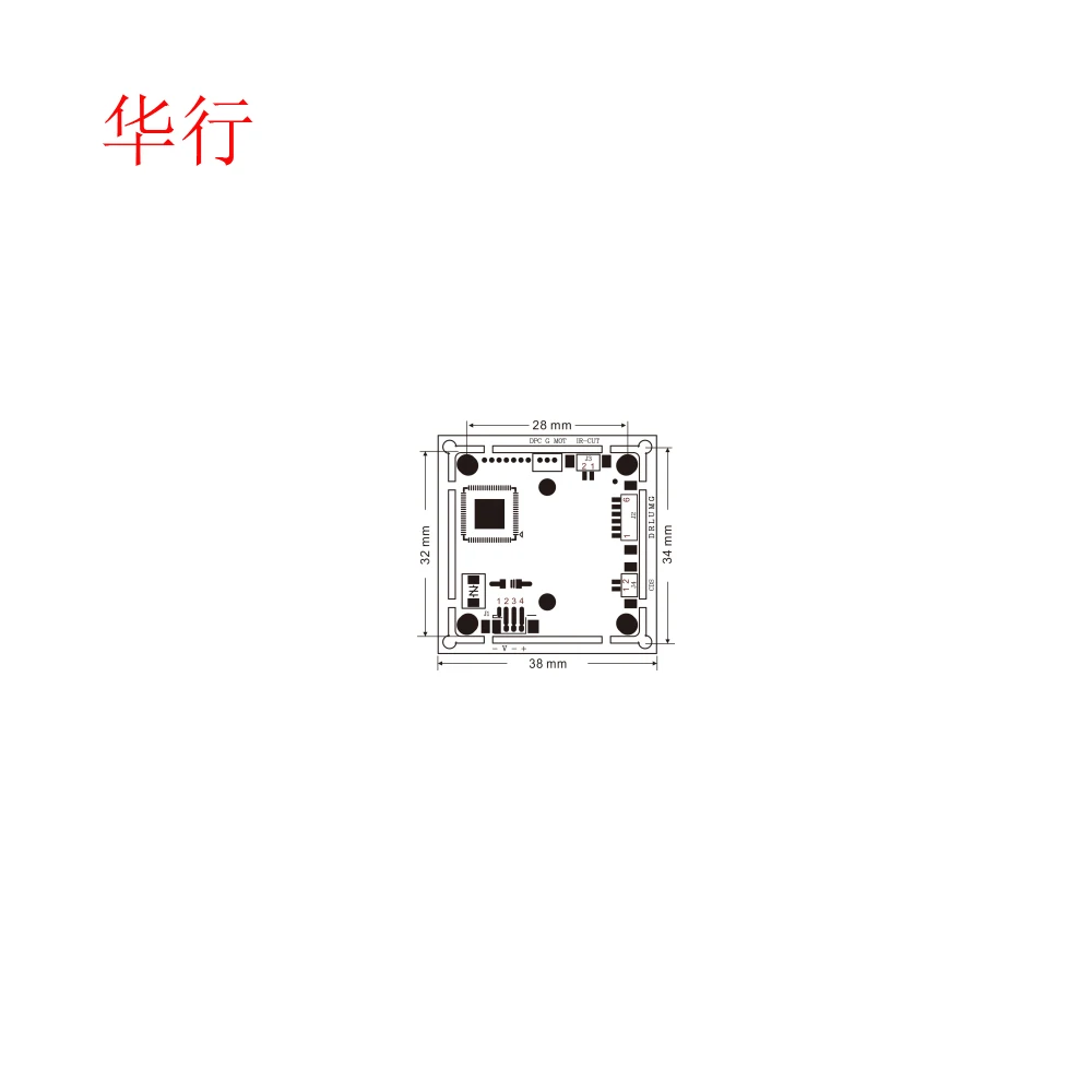 Плата CMOS IMX307 + NVP2441H плата аналогового модуля камеры видеонаблюдения Starlight low lux AHD
