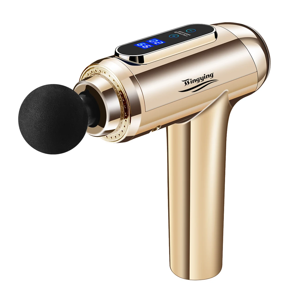 Массажный пистолет модный мышечный массажер вибрация фитнес оборудование