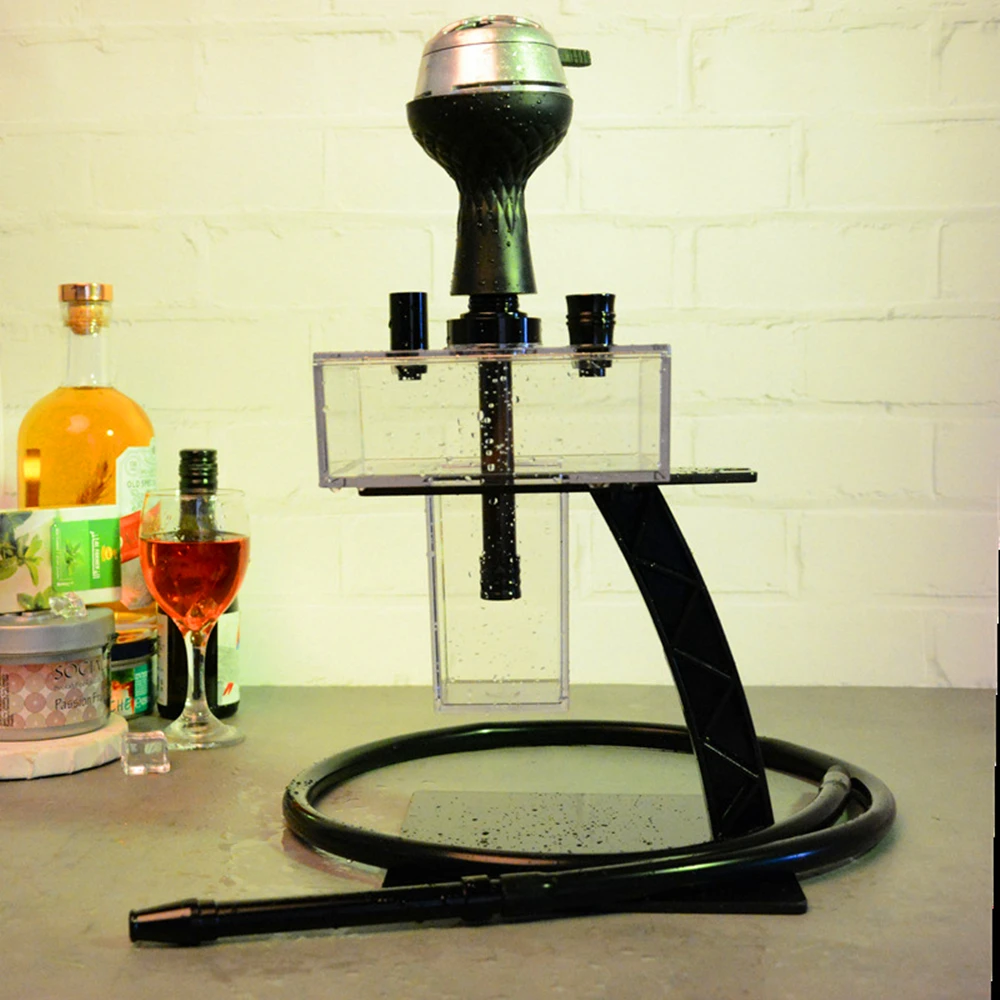 

Modern Style Shisha Hookah Acrylic Economical and Practical Type Water Pipe for Enjoy Smoking and Happy Life