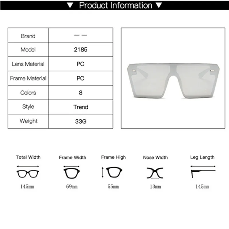 Модные квадратные женские пластиковые солнцезащитные очки Брендовые