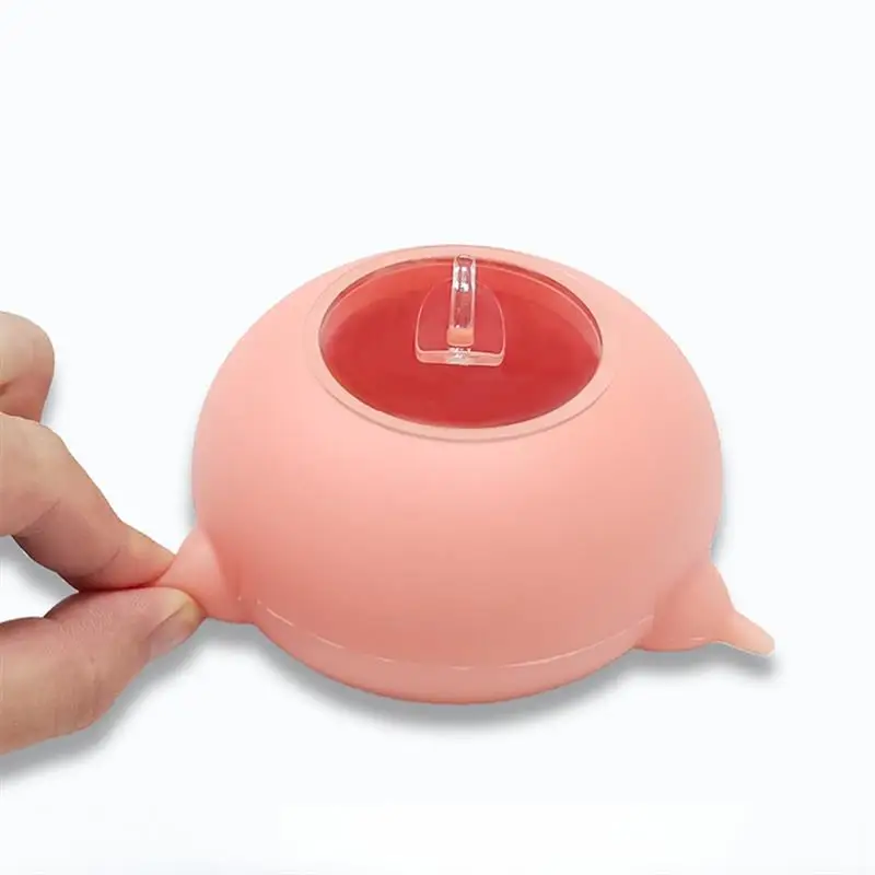 Силиконовая миска для кормления домашних животных емкость собак кошек 3 соска