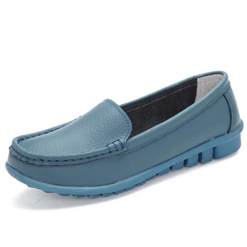 

women's shoes Leather Candy colors Non-slip flats women casual shoes jke997