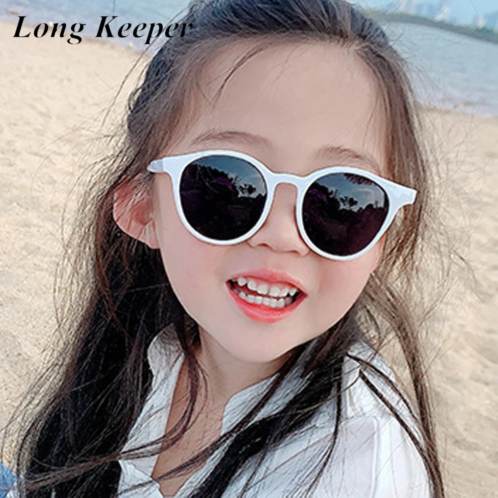 

LongKeeper Round Sunglasses Kids 2020 New Fashion Candy Color Sun Glasses Children Boys Girls Shades Eyewear UV400 Oculos Infant
