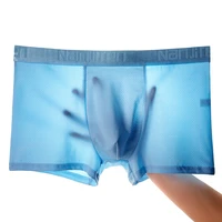 4pcslot mens panties male underpants man pack shorts ventilation boxers underwear slip homme mesh pants