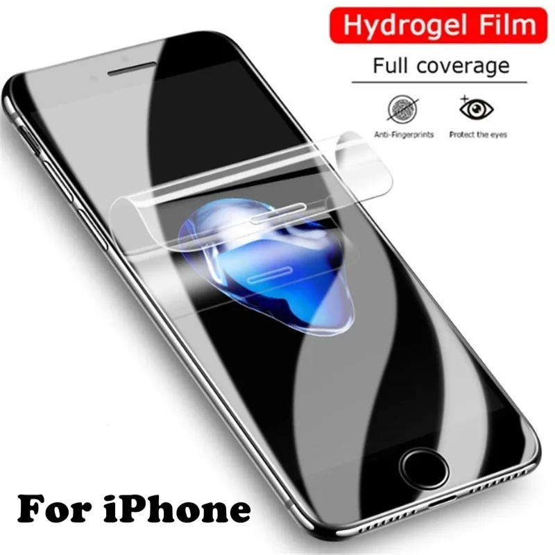 

2pcs Hydrogel Film Screen Protection Apple iPhone xs max 7 8 6 s plus 11 pro max xr x Screenprotector Protector