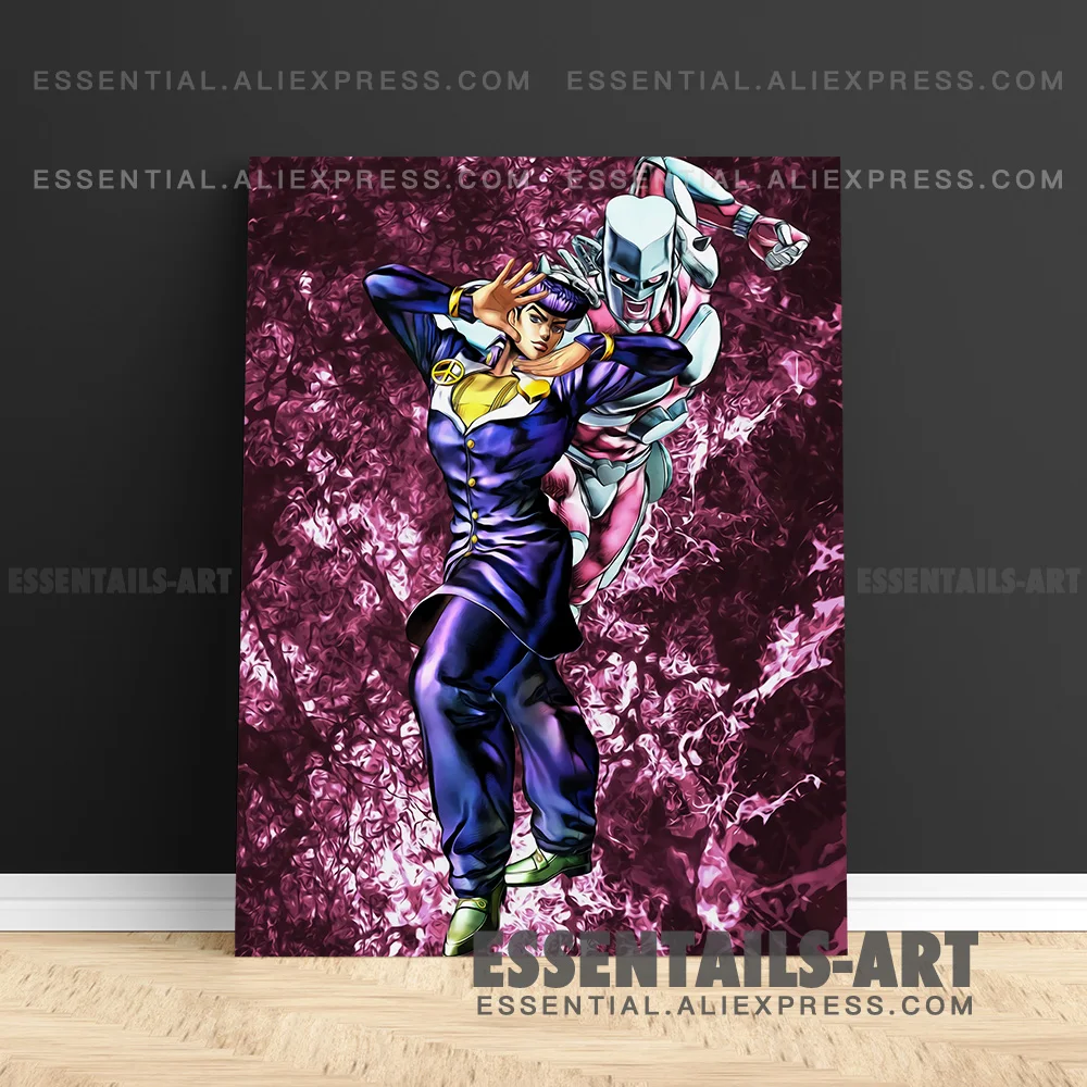 

Постер Josuke Higashikata с алмазами, настенная живопись на холсте, декоративные картины для спальни, кабинета, гостиной, украшение для дома, принты