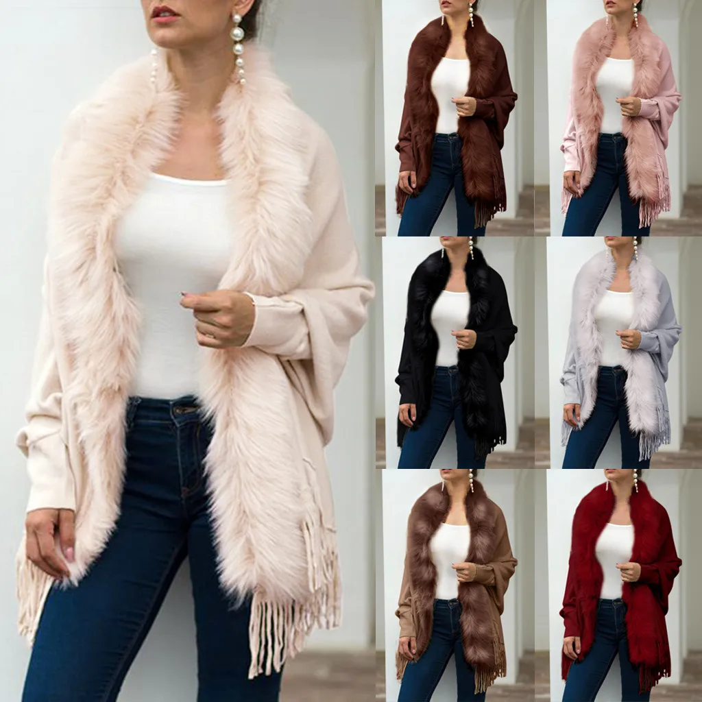 Женское осеннее пальто большой размер куртка с длинным рукавом женская вязаная