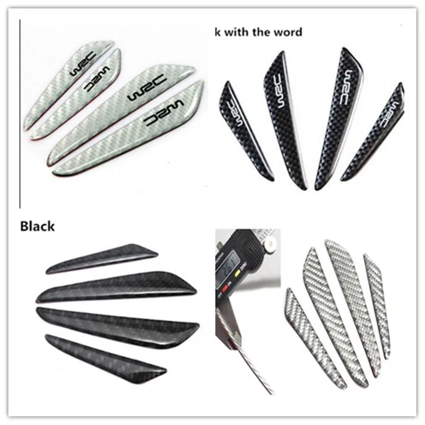 4 шт./лот защитные наклейки на двери автомобиля защитное волокно для BMW MINI COOPER