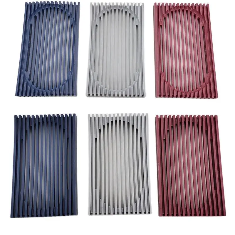 

Available on Both Sides Creative Soap Box Drain Soap Holder Box Bathroom Supplies Shower Storage Box non-slip Soap Dish Gadgets