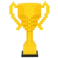 small building blocks championship trophy model diy bricks educational toys for children christmas gifts lego technic