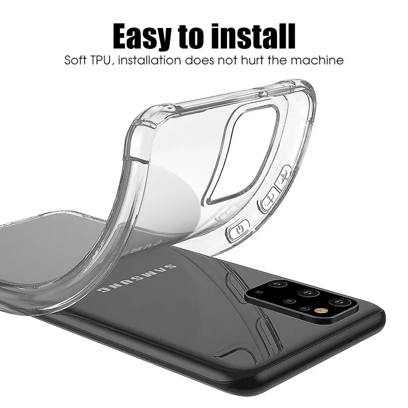 Super Shockproof Case For Samsung A51 A71 A 51 71 51A 71A A515F A715F Soft TPU Silicone Airbag Mobile Phone Luxury Cover | Мобильные