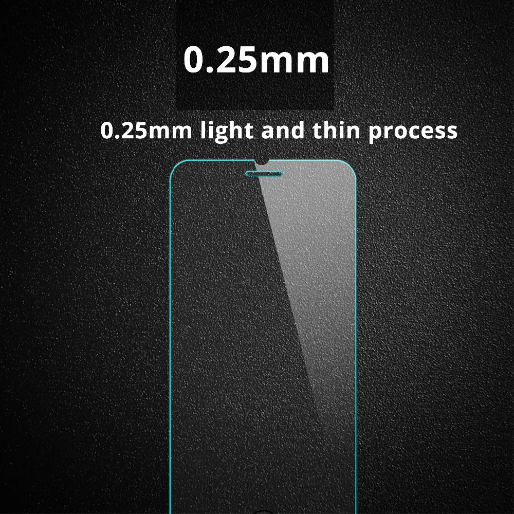 100 шт./лот 0 25 мм закаленное стекло Защита экрана для iPhone 12 mini 11 Pro X XR XS max 8 7 6 Plus 5S 2.5D