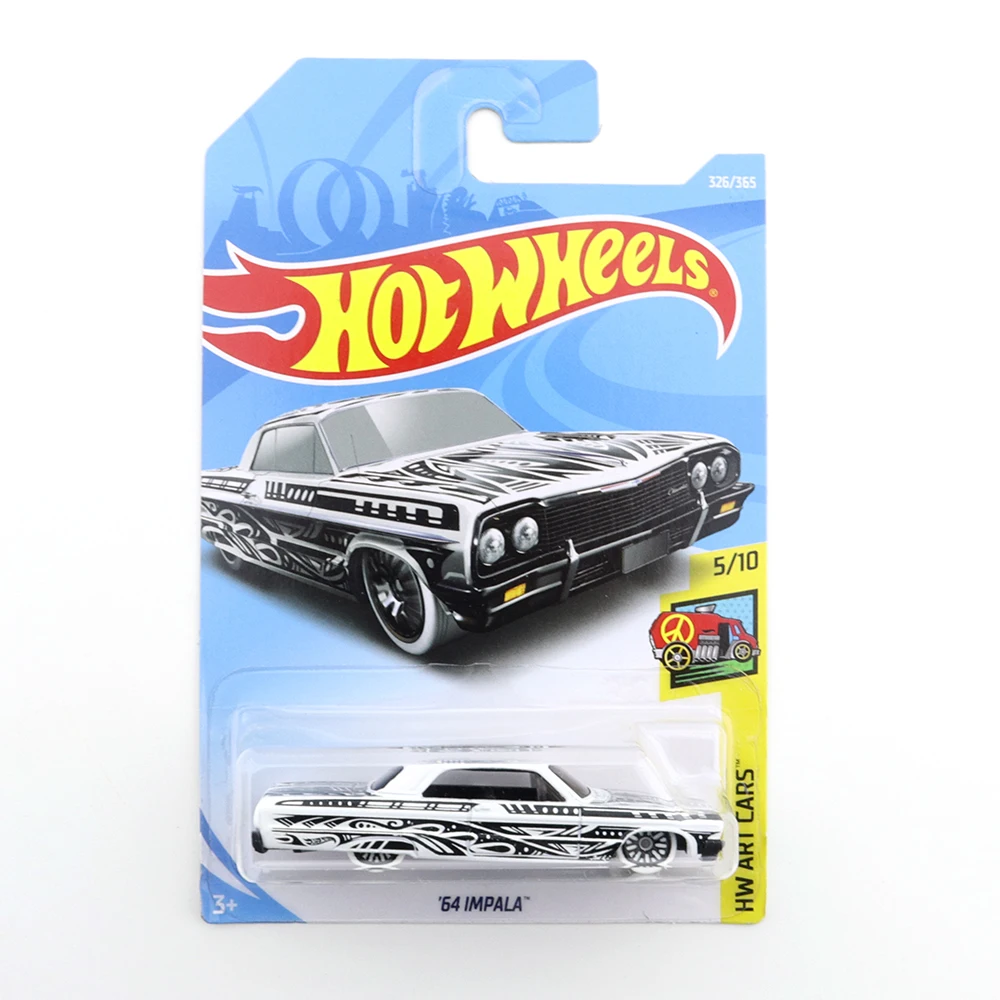 

2018-326 Hot Wheels 64 impala Mini Alloy Coupe 1/64 Metal Diecast Model Car Kids Toys Gift