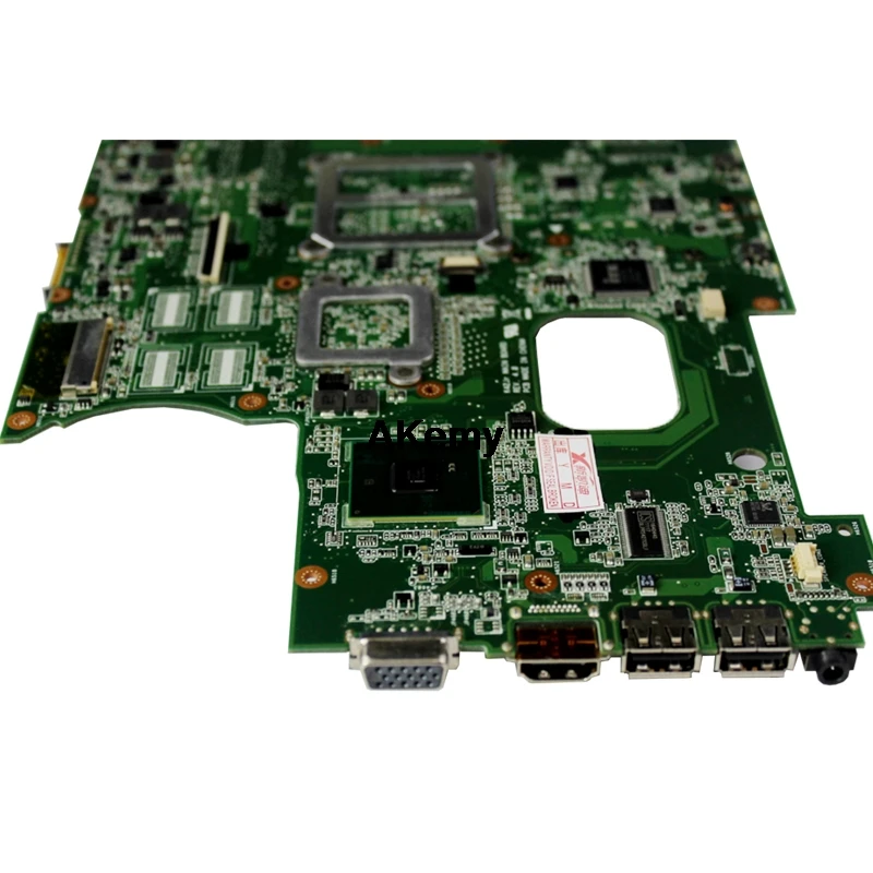 Akemy для For Asus K42JR материнская плата ноутбука REV 2 0 HM55 DDR3 k42j A40J K42JZ K42JB K42JY 100%