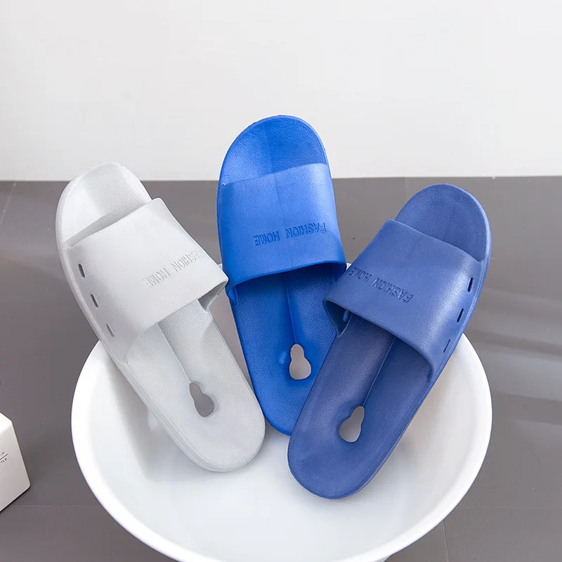 2018 новые тапочки женские летние домашние для пары на толстой подошве